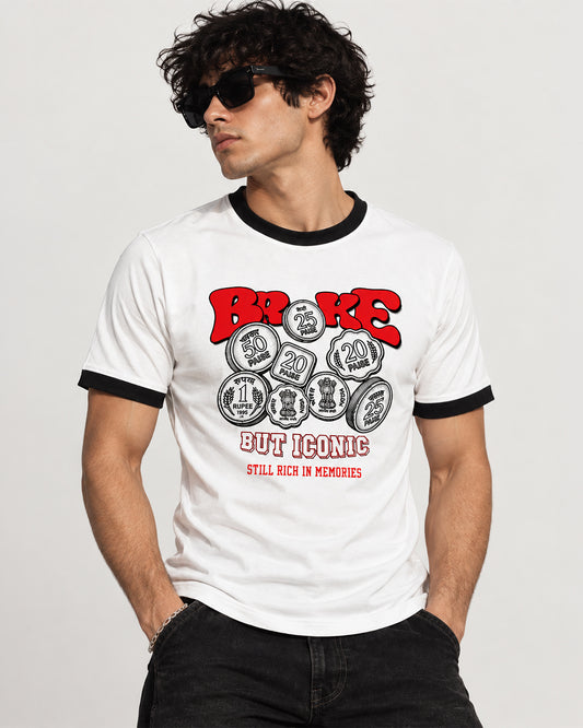 BROKE, BUT ICONIC — RINGER TEE