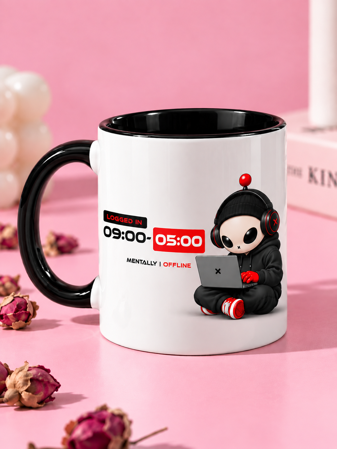 HYPY LOGGED IN 09:00–05:00 MUG