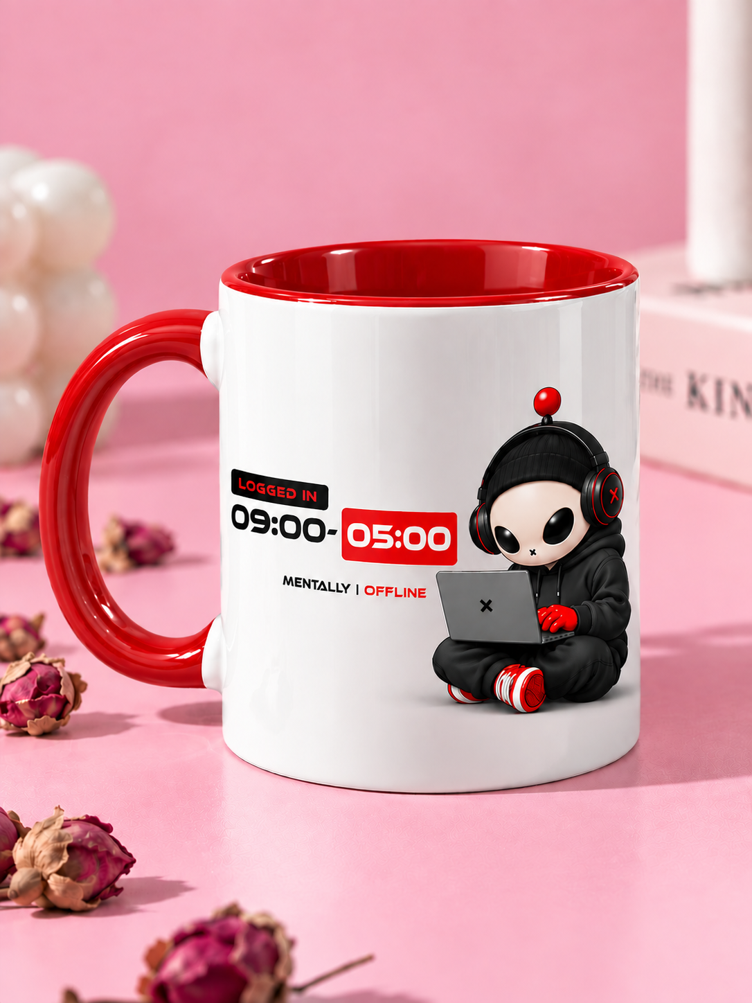 HYPY LOGGED IN 09:00–05:00 MUG