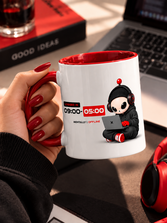 HYPY LOGGED IN 09:00–05:00 MUG