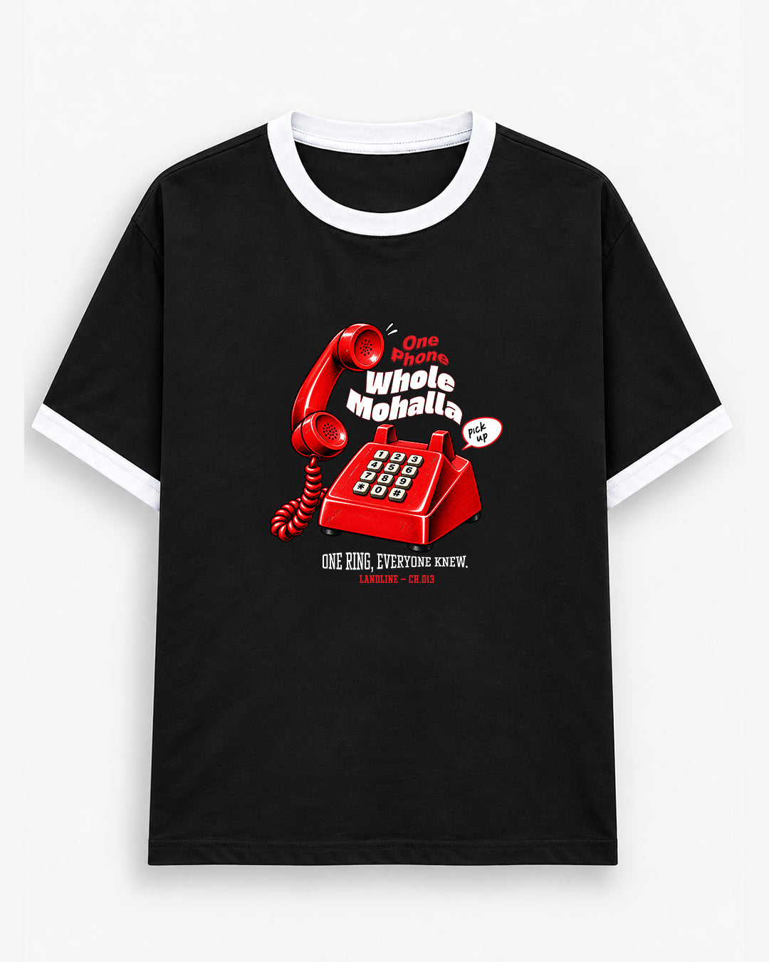 ONE RING, EVERYONE KNEW — RINGER TEE