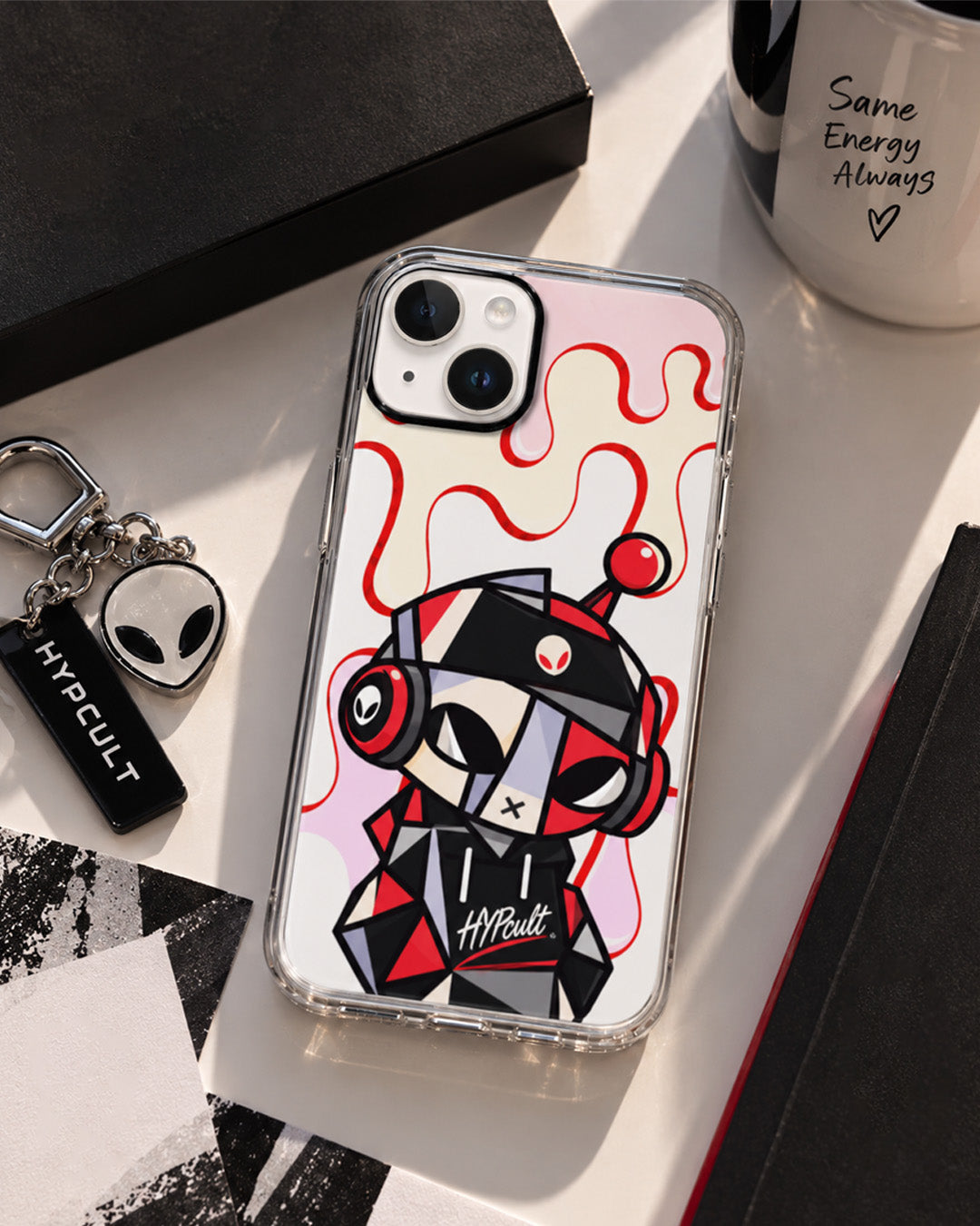 HYPCULT ALIEN MODE — Glass Phone Case
