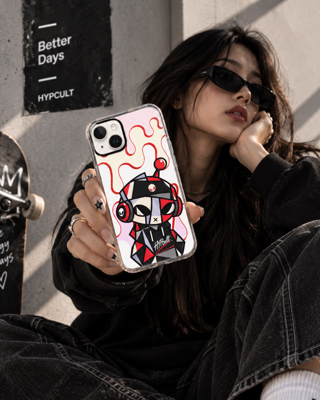HYPCULT ALIEN MODE — Glass Phone Case