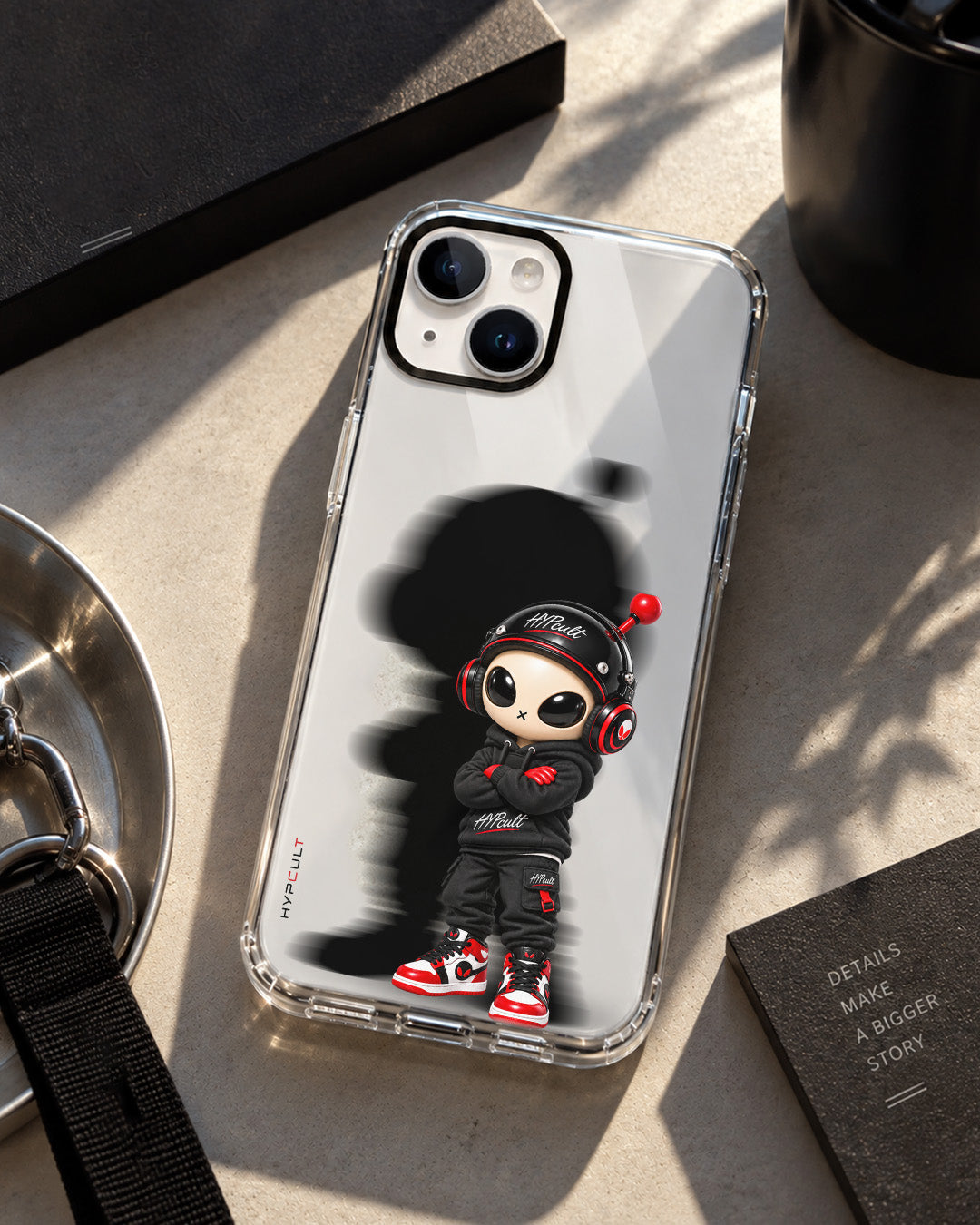 HYPY SHADOW | Glass Phone Case