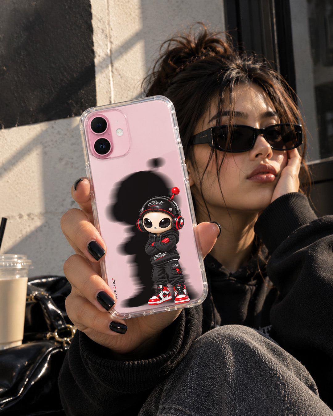 HYPY SHADOW | Glass Phone Case